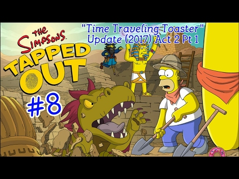 The Simpsons: Tapped Out [169] Time Traveling Toaster Update (2017) Pt 8 (Act 2) {Quest Overview}