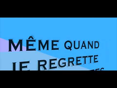 GAHEL feat TI WES//C'EST FINI//LYRIC VISUAL