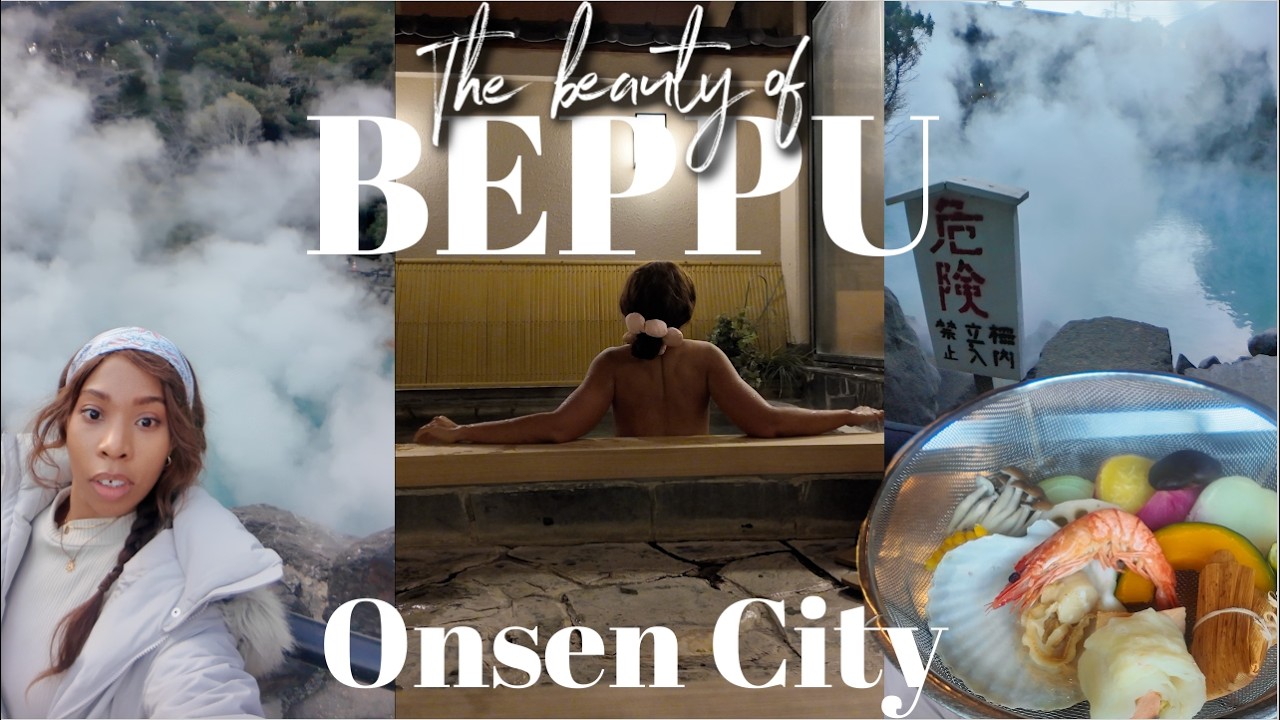 Getting lost in Beppu ,Japan’s Hot Spring City: steamy backstreets, local food and Hell’s Onsen♨️🥳