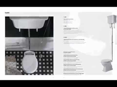 Унитаз в стиле ретро с высоким бачком Simas Lante деревянное сиденье LA06 - фото 2 - id-p97520692