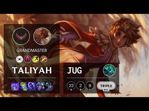 Taliyah Jungle vs Hecarim - KR Grandmaster Patch 12.5