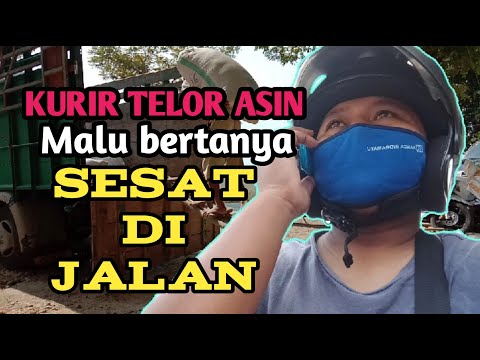RESIKO JADI KURIR || ANTAR PESANAN HARUS BERANI TANYA ALAMAT