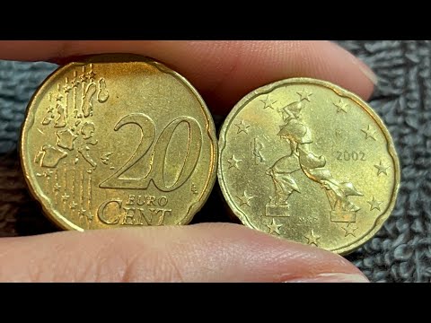 2002 Italy 20 Euro Cent Coin • Values, Information, Mintage, History, and More