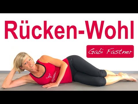 ~25 min. relaxed back training while lying down, without equipment