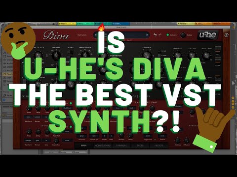 🤔🤔  Best VST Synth Ever!? - u-he Diva Review