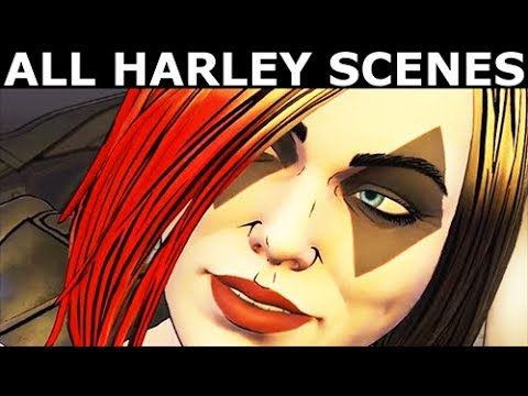 All Harley Quinn Scenes - BATMAN Telltale Season 2 The Enemy Within (No Commentary)