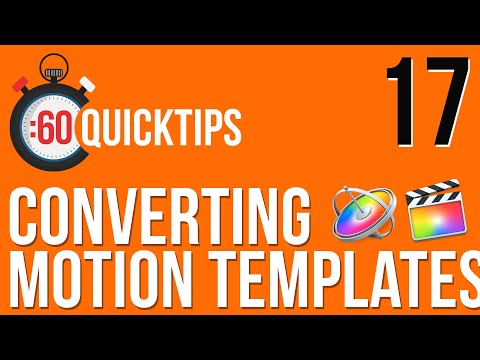 Ep 17: Converting Motion Templates
