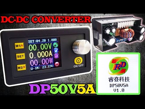 DP50V5A: программируемый понижающий DC-DC конвертер или преобразователь напряжения 250W. Aliexpress