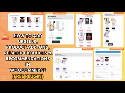 How to Add Upsells, Product Add-Ons, Related Products & Recommendations in WooCommerce (Free Plugin)