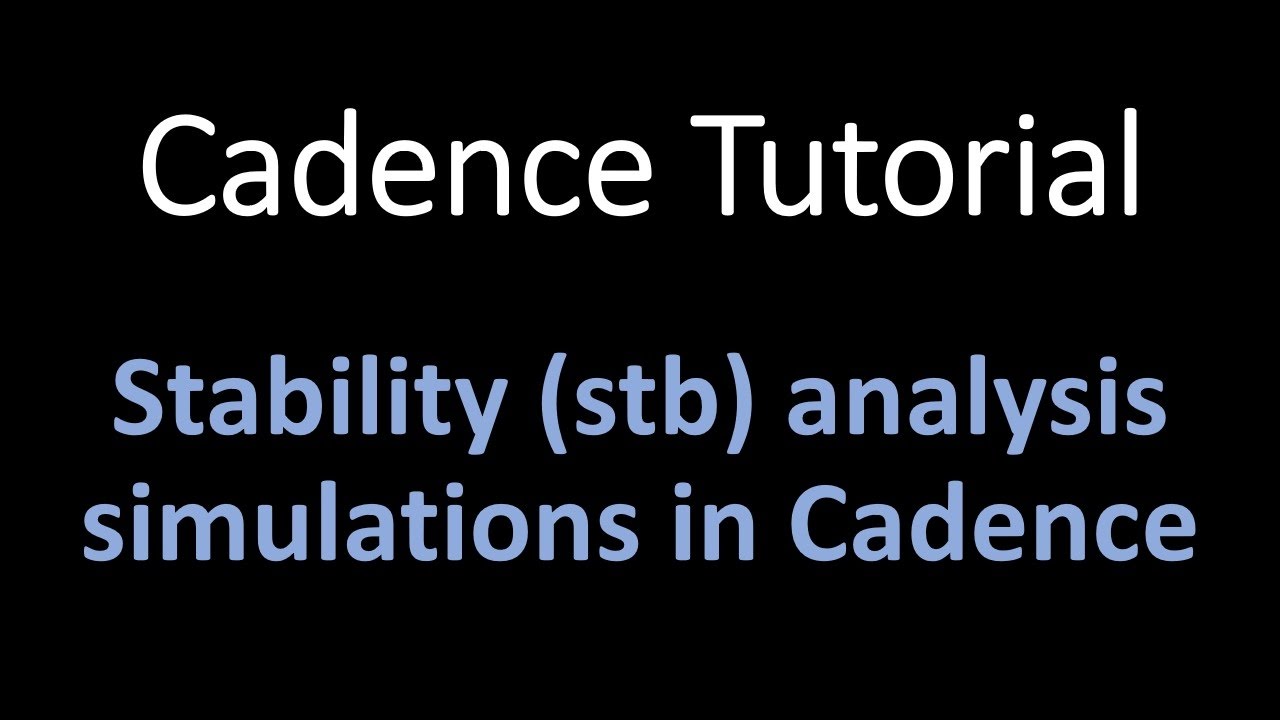 Stability (stb) analysis in Cadence