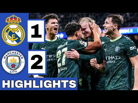 🔵Real Madrid vs Manchester City (1-2) Extended HIGHLIGHTS | UEFA Champions League