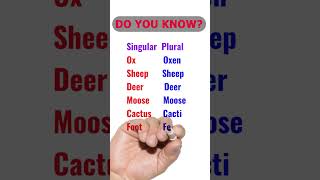 Singular-Plural I Sheep -Sheeps or Sheep