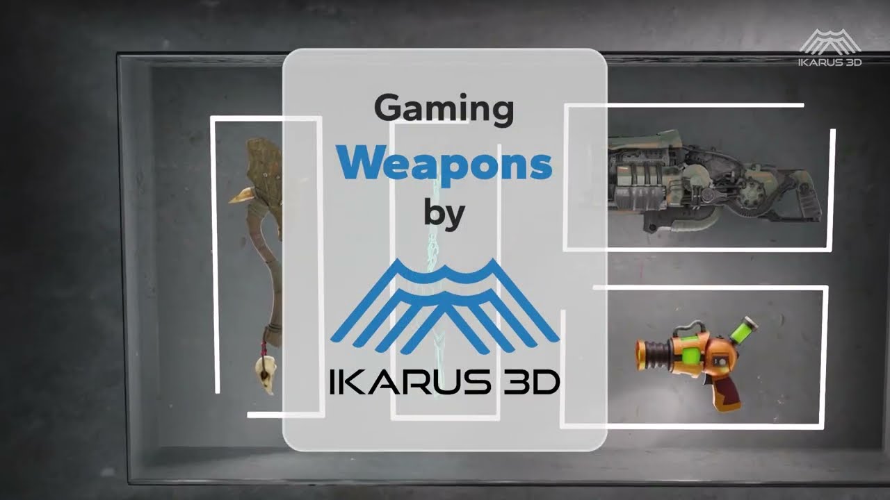 Epic 3D Gaming Weapons Showcase | Ikarus3D
