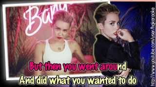 Miley Cyrus - FU (ft. French Montana) [Karaoke / Instrumental]