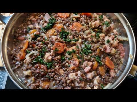 LENTILLES A LA DIJONNAISE  🥘