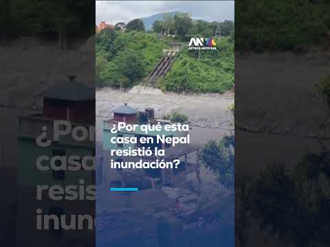 ¡Increíble! La CASA VERDE que resistió el diluvio en #NEPAL