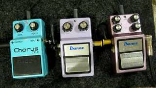 Video thumbnail for Ibanez BC9, CS9, Boss CE2 Chorus Pedal Demos. by rustycowbell