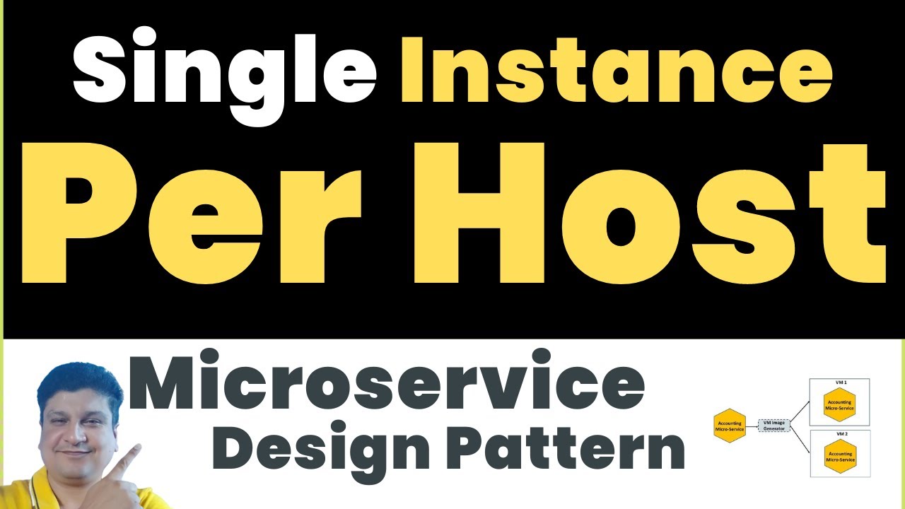 Single Service Instance Per Host Design Pattern for Microservice Deployment Explained with Example
