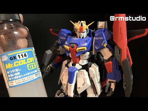 Thinning and Testing Mr.Hobby GX114 Super smooth clear flat topcoat