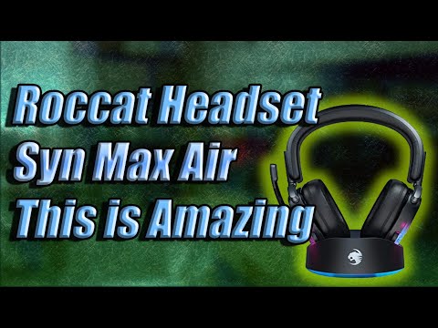 Roccat SYN Max Air Headset AMAZING with Self Charger