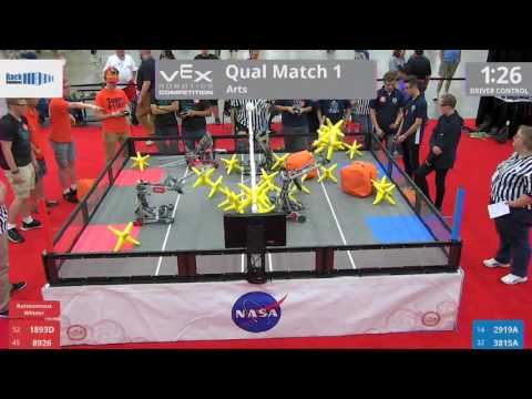 2017 VRC Arts Q1 - 1893D 8926 vs 2919A 3815A - 35 to 13