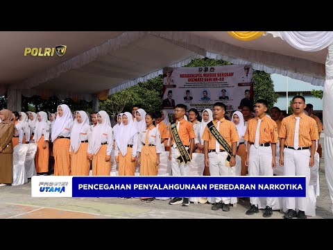 POLDA KEPRI TEKANKAN P4GN DALAM PROGRAM KESBANGPOL MASUK DI SMAN 1 BINTAN UTARA