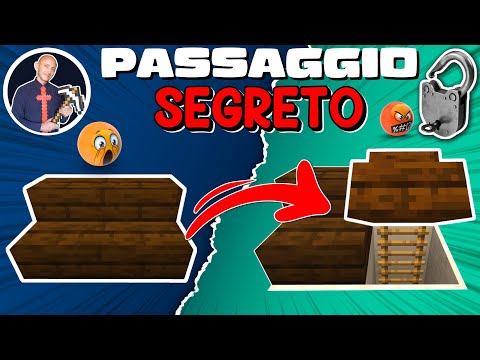 COME FARE UN PASSAGGIO SEGRETO SU MINECRAFT (PS4 SWITCH XBOX PE JAVA BEDROCK)