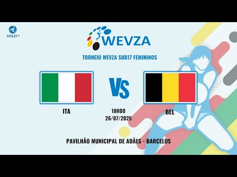 WEVZA SUB17 2025 - ITÁLIA X BÉLGICA - 1º E 2º LUGAR