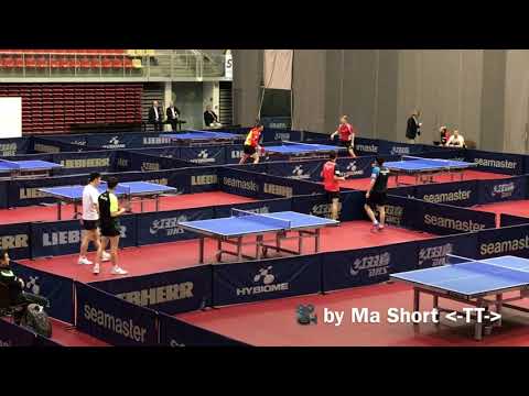 Fang Bo - Zhou Yu / Wong CT - Ho KK warm up before match