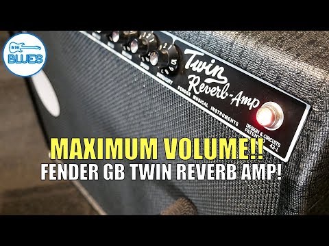 A Fender Twin Reverb Amp on Maximum Volume!