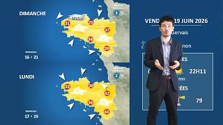 Illustration de l'actualité La météo de votre vendredi 19 juin 2026