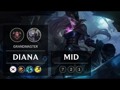 Diana Mid vs Ryze - KR Grandmaster Patch 9.4