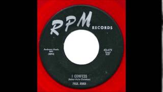 Paul Anka -I Confess / Blau-Wile-Deveest-Fontaine 1956 Rpm 472