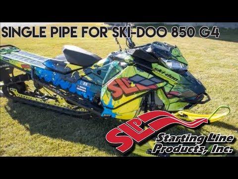 Starting Line Products (SLP) Single Pipe for Ski-Doo 850 G4