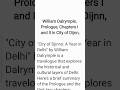 WILLIAM DALRYMPLE PROLOGUE CHAPTERS I AND II IN CITY OF DJINN