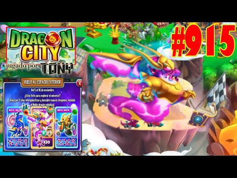 Dragon City "Capítulo 915 - Vuelo al Espacio Exterior: Isla Carrera Heroica (1ª parte)" por Tony