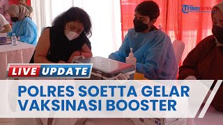 499 Orang Jalani Vaksinasi Booster Tahap 4 dan 5 di Polres Bandara Soekarno-Hatta