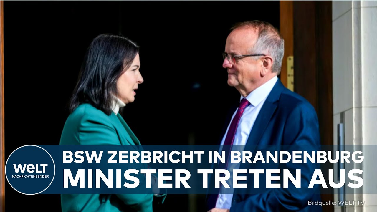 REGIERUNGS-EKLAT IN BRANDENBURG: BSW vor dem Kollaps – Minister treten aus