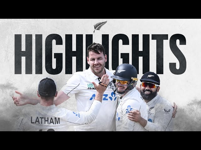 Duffy Takes 5️⃣ Wicket Haul! | Highlights + Interviews | New Zealand v West Indies | 3rd Test Day 5