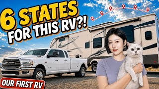 We Drove Across 6 States for Our First RV?!｜初到美国，我们横穿6州买下第一辆房车