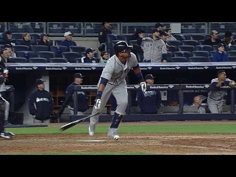 SEA@NYY: Gutierrez doubles to left to score Aoki