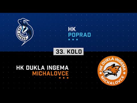 33.kolo HK Poprad - HK Dukla INGEMA Michalovce HIGHLIGHTS