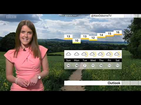 Alex Osbourne BBC South Today weather on BBC ONE May 9th 2020 in HD! - 60 FPS