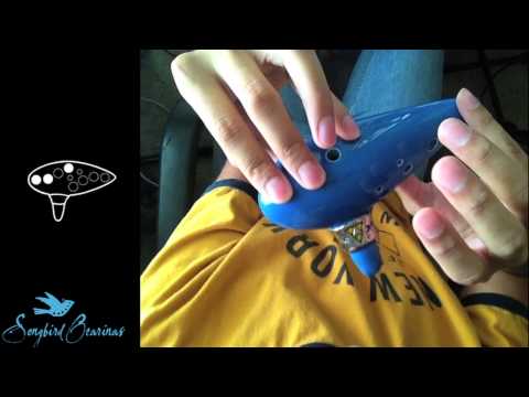 Ocarina Tutorial: How to play the Basic Scale (10 and 12 Hole)