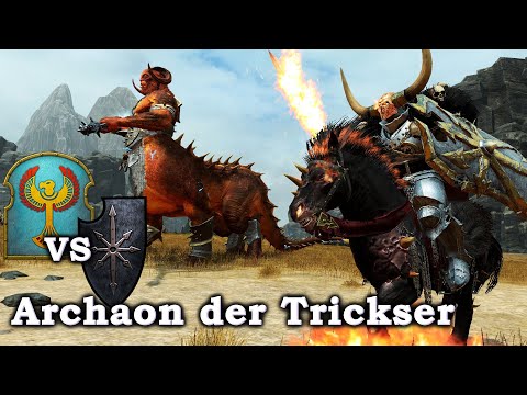 Archaon der Trickster - Chaos vs Gruftkönige - Total War: Warhammer 2 Multiplayer