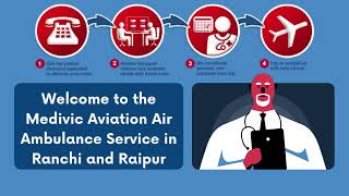 Acquire Hi-tech ICU Emergency Air Ambulance Service in Ranchi by Medivic