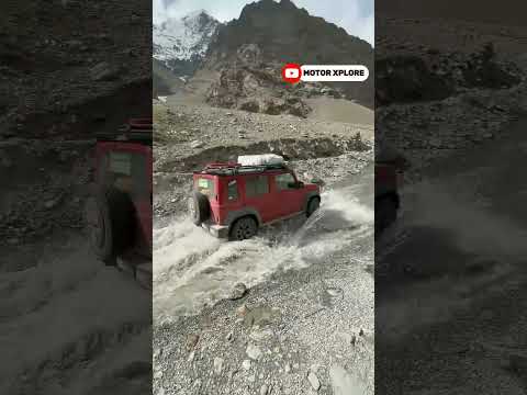 Jimmy extreme off-road at Ladakh #shorts #marutisuzuki #ladakh #4x4