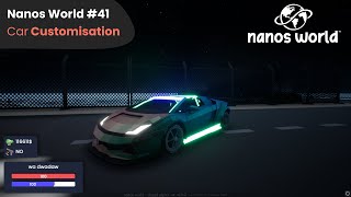 Nanos World #41 - Car Customisation 🏎️