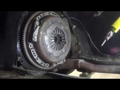 Stop Motion 1974 TR6 transmission removal