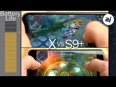 Galaxy S9+ vs iPhone X - Ultimate Battery Life Comparison